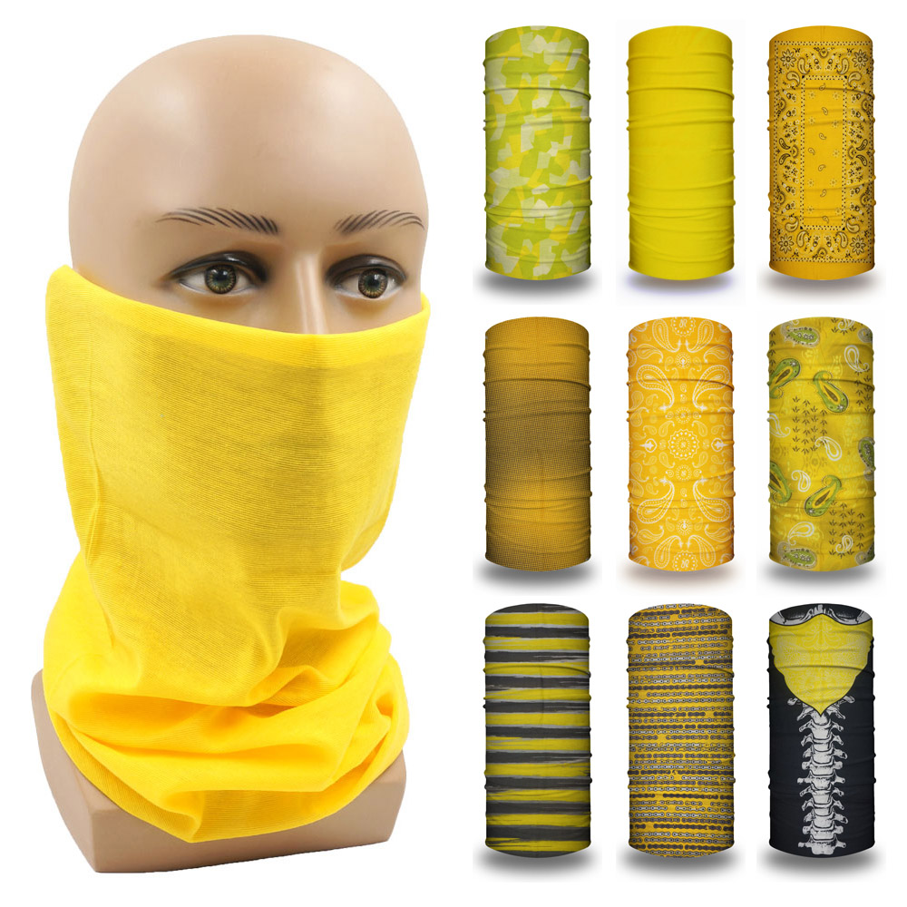 Running Gear Yellow - Tubo amarelo ao ar livre bandana