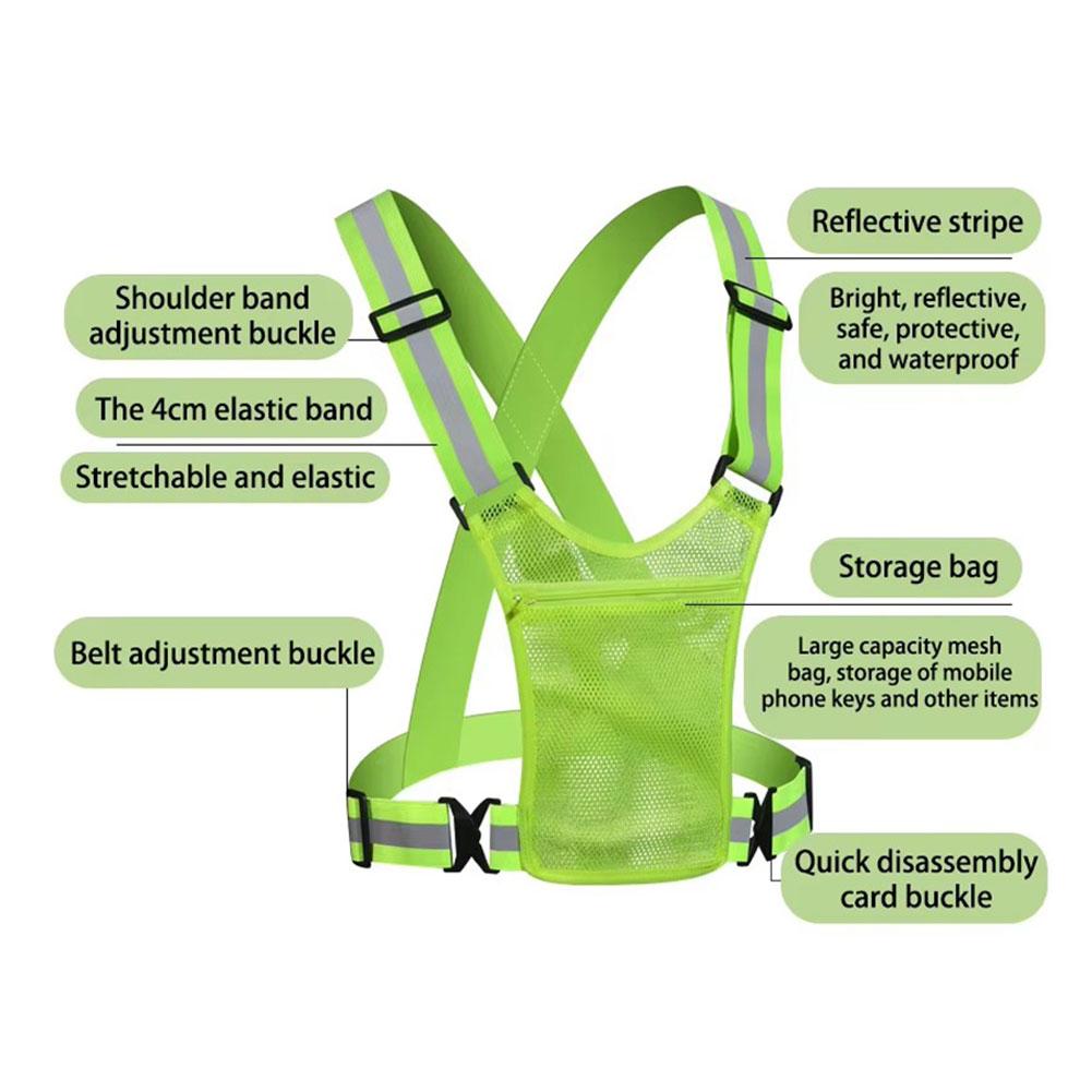 Coletes de segurança reflexivo - Running Gear Jacket avaliação e preço