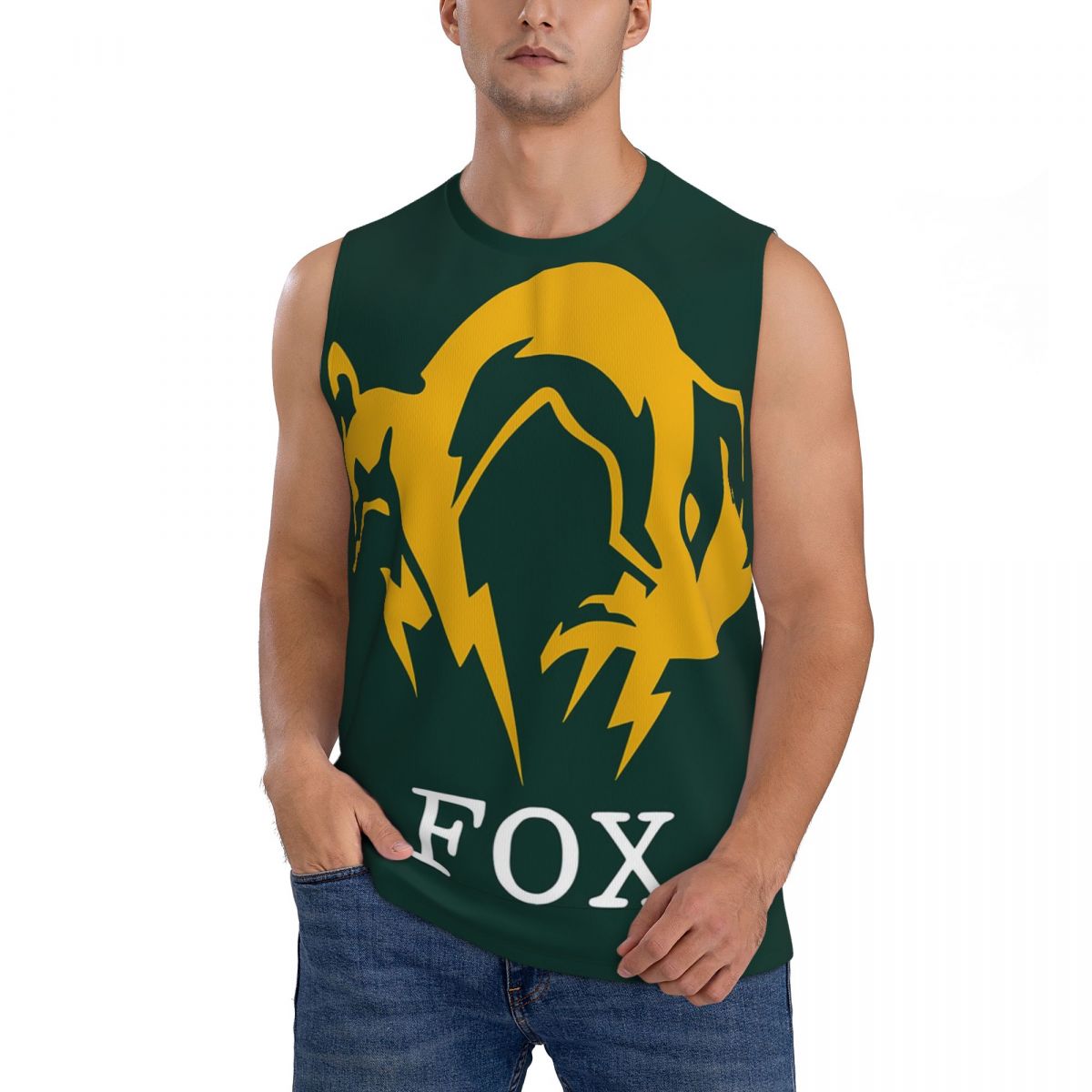 Camisetas Sem Mangas Metal Gea - Running Gear Shop avaliação e preço