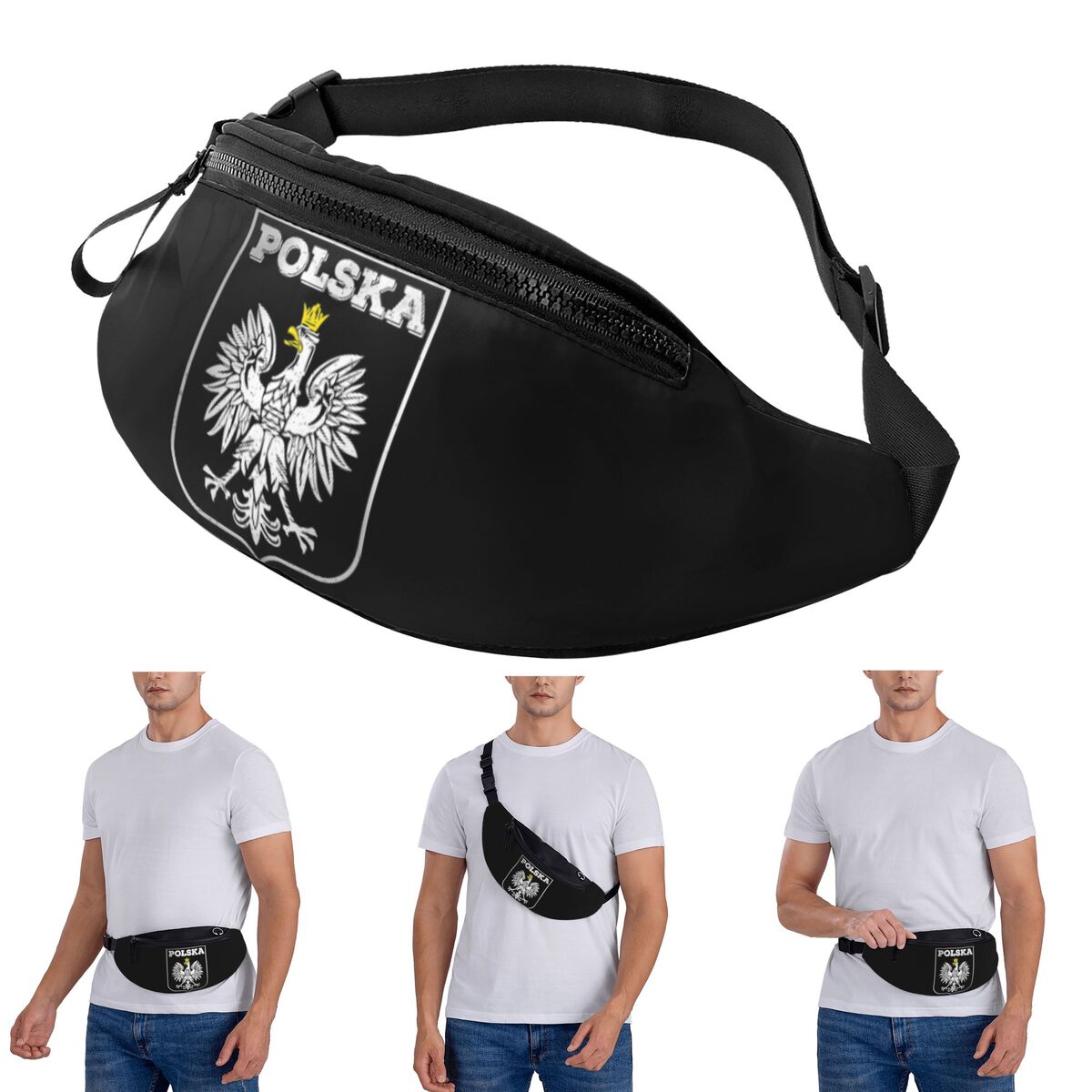 Bolsa de cintura crossbody pol - Running Gear Bag For Men avaliação e preço