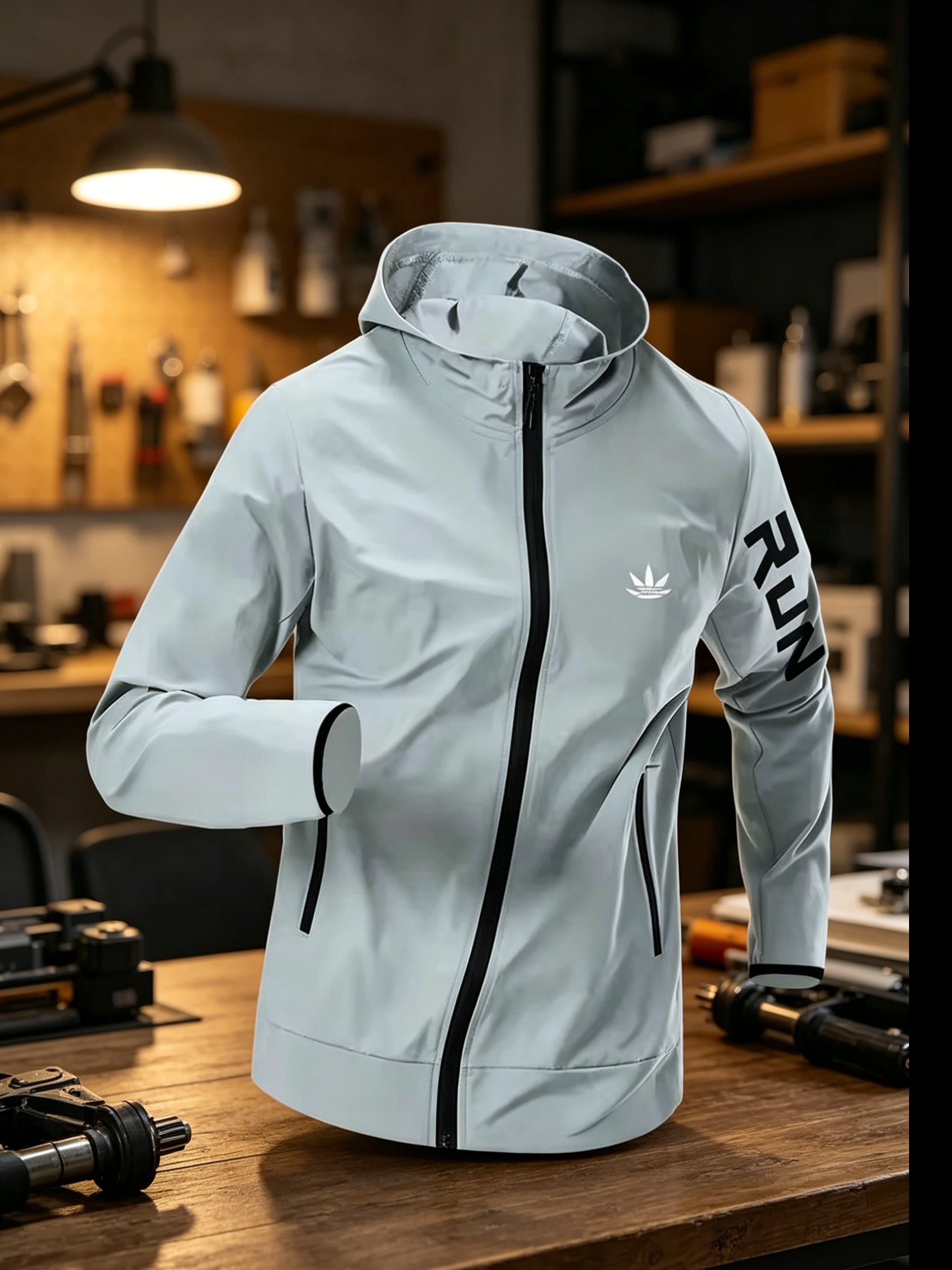 Jaqueta corta-vento masculina  - Running Gear Jacket avaliação e preço