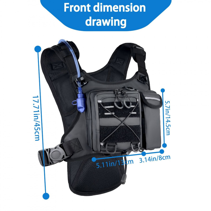 Colete Tático Novo 2026 com Bo - Running Gear Bag For Men avaliação e preço